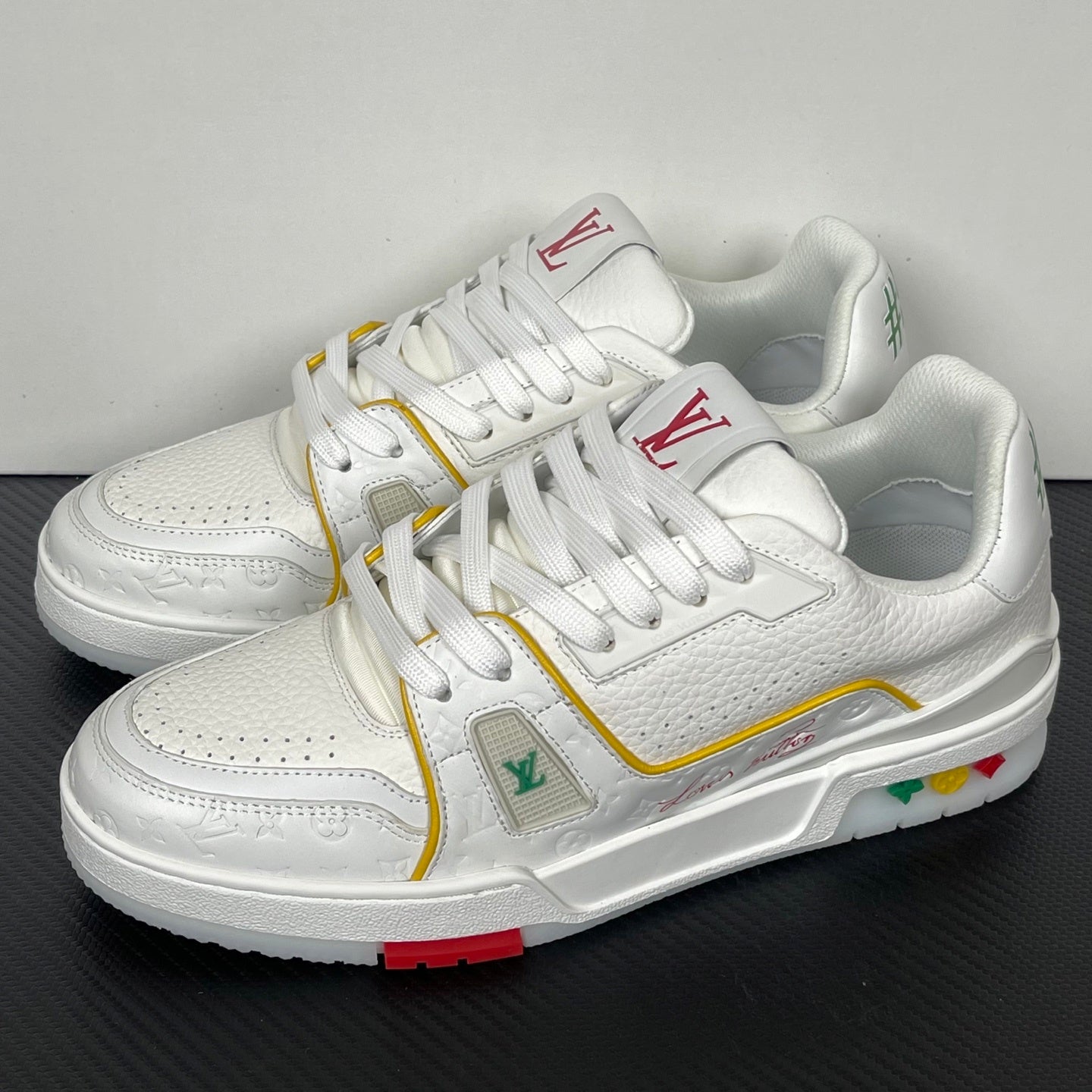 Trainer White and Yellow