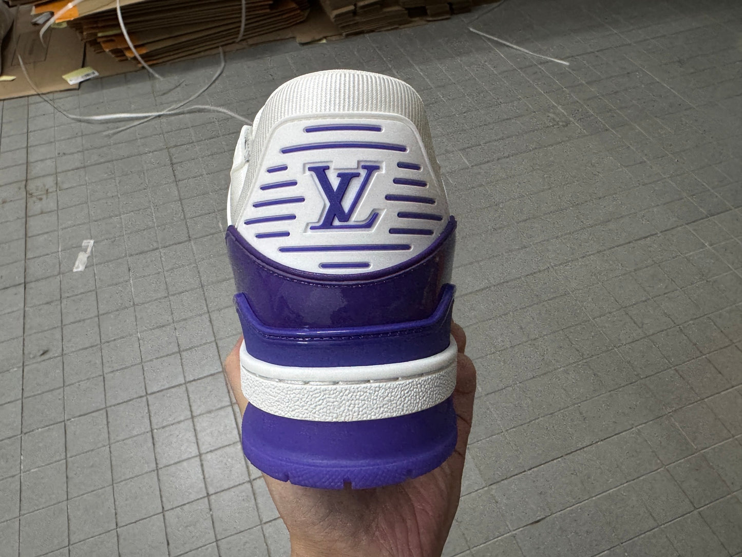 Trainer White and Purple