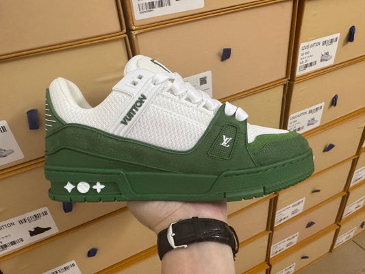 Trainer Green and White