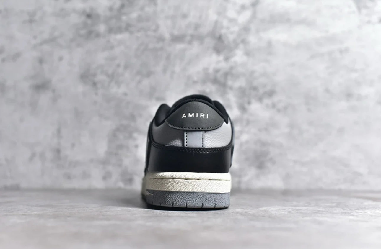 Amiri Skel Low Grey and Black