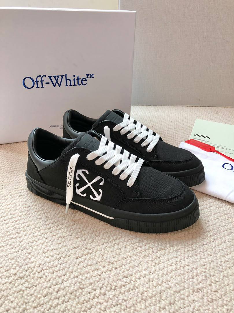 Off-White New Low Vulcanized Black White