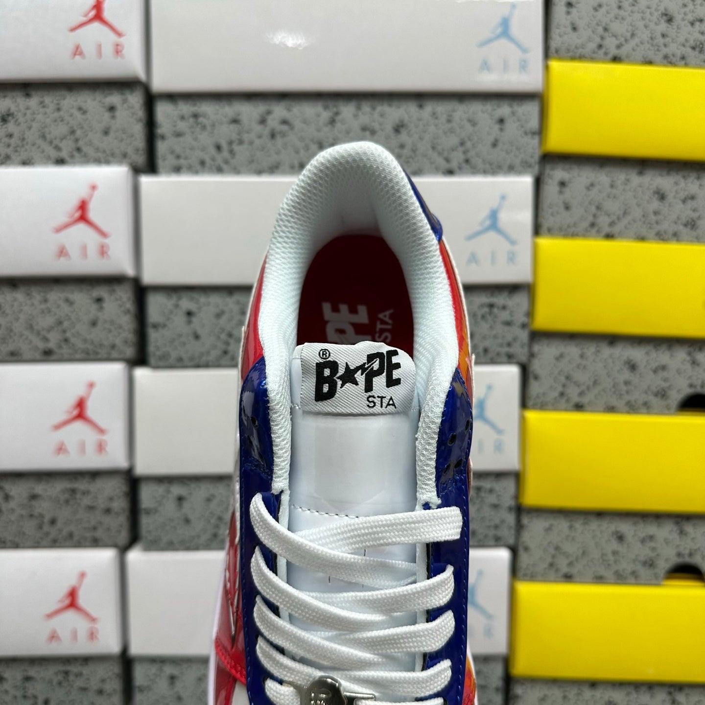 Bape STA Low Shark Face - Red
