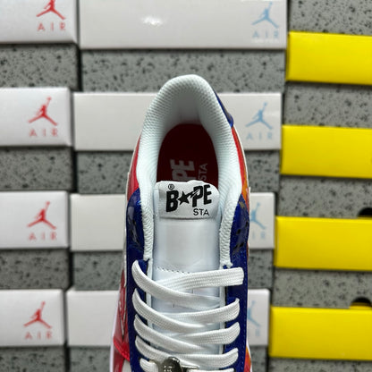 Bape STA Low Shark Face - Red
