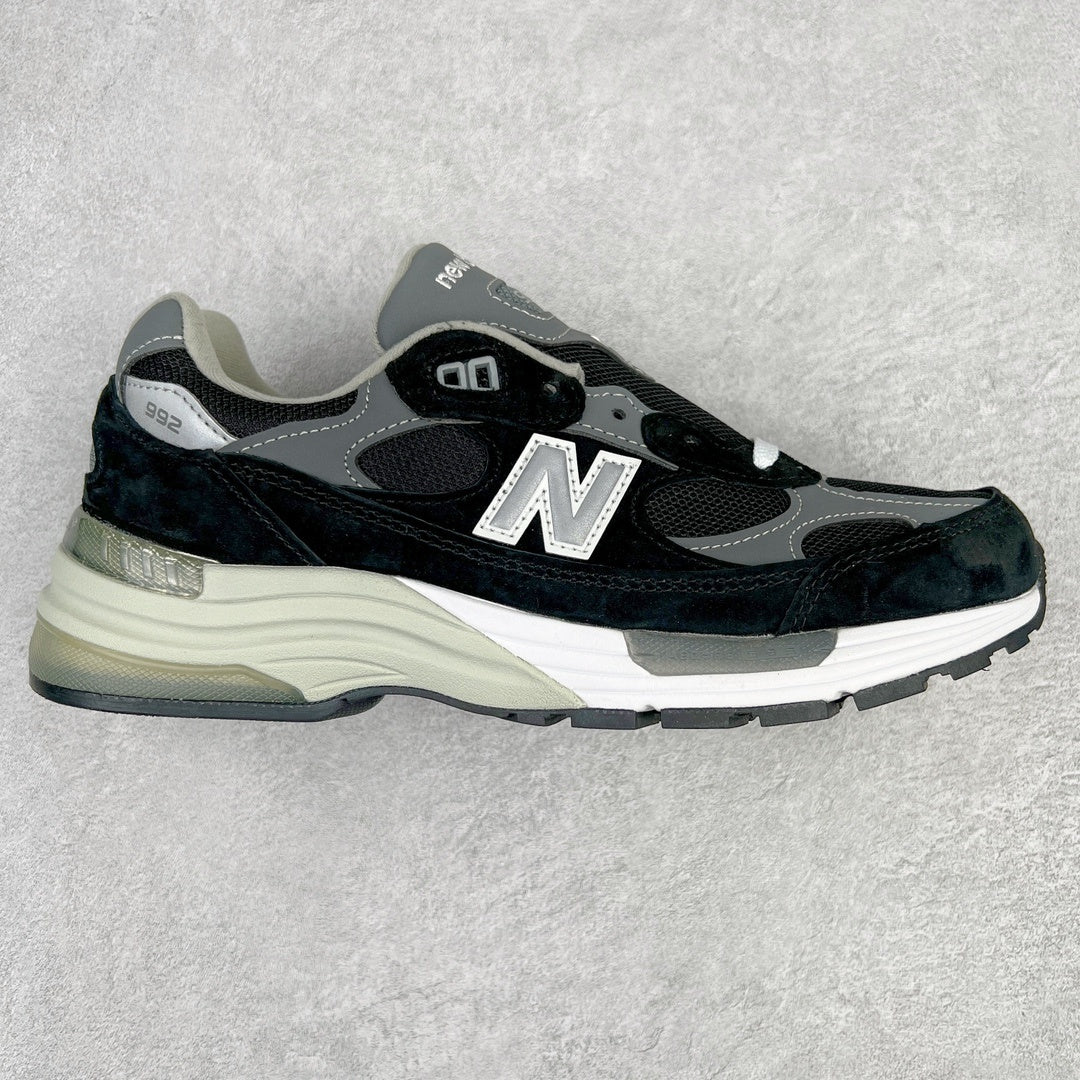 992 Black Grey Suede