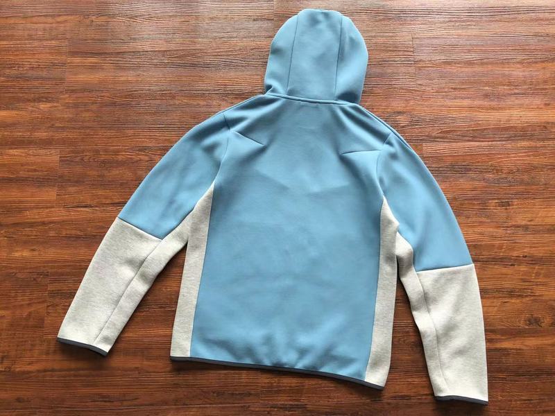 Conjunto Tech Fleece Azul e Branco
