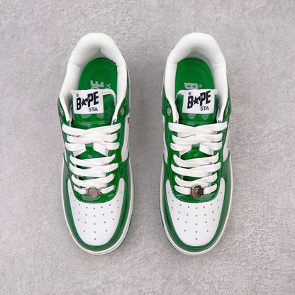 Bape STA Low Green/White