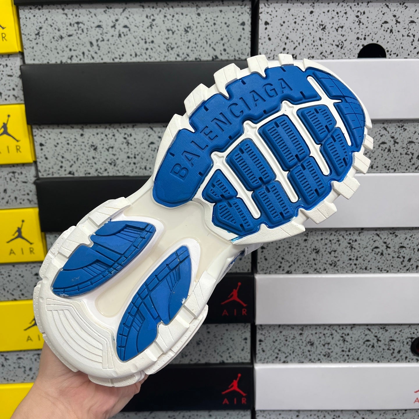 BLG Track x AD Blue White