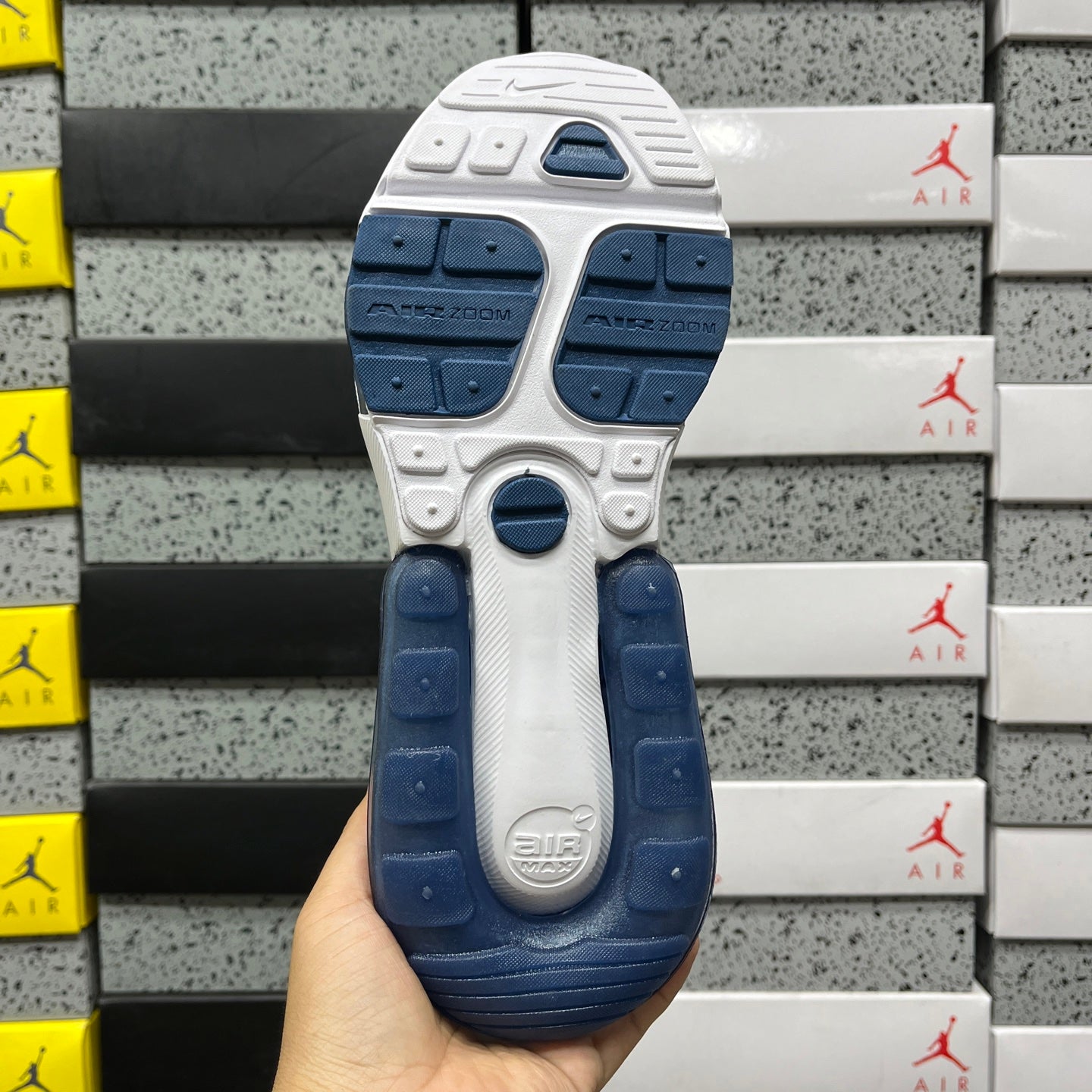 Air Max 270 Premium Football Grey Work Blue