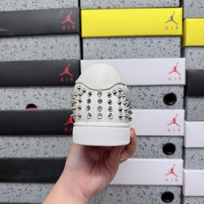 Cristhian Louboutin Vieira Spikes White