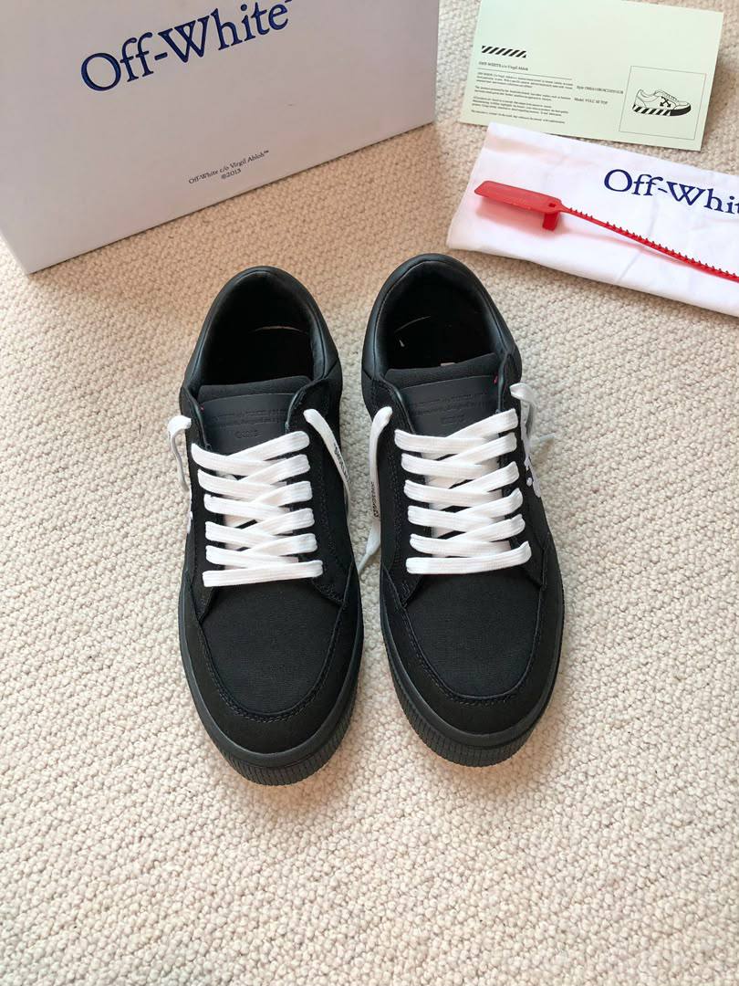 Off-White New Low Vulcanized Black White