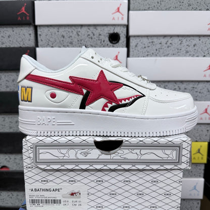 Bape STA Low Shark White