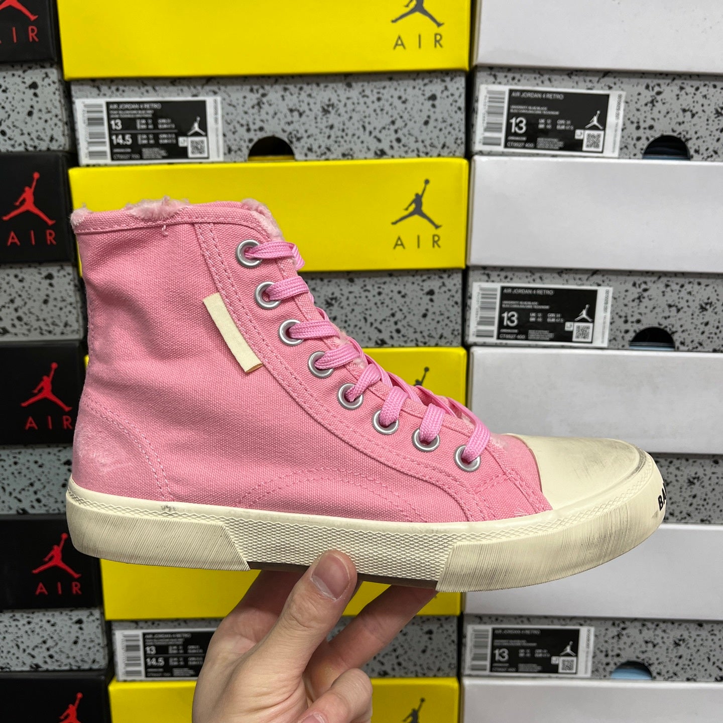 BLG Paris High Destroyed Pink