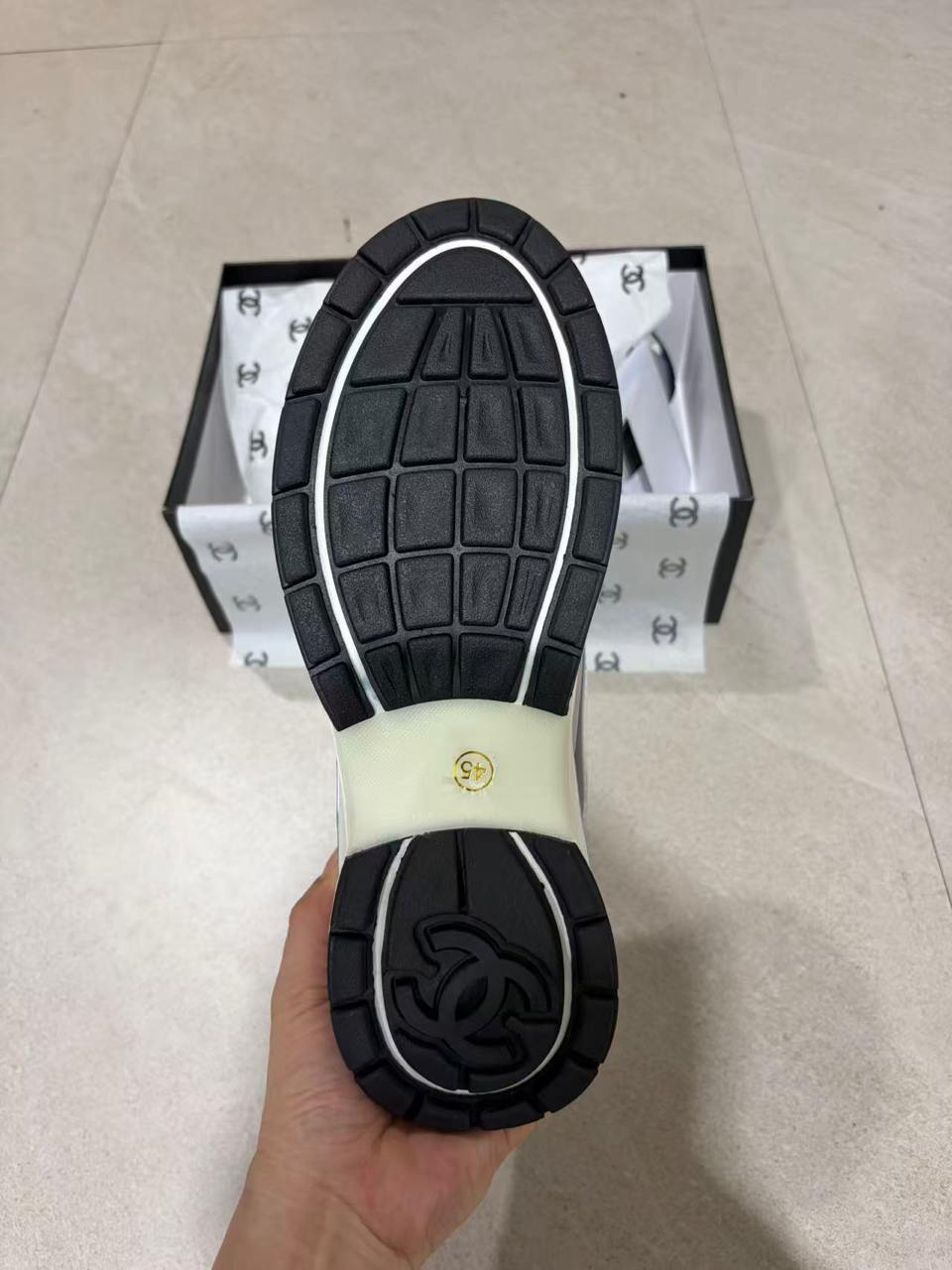 CHN White and Silver