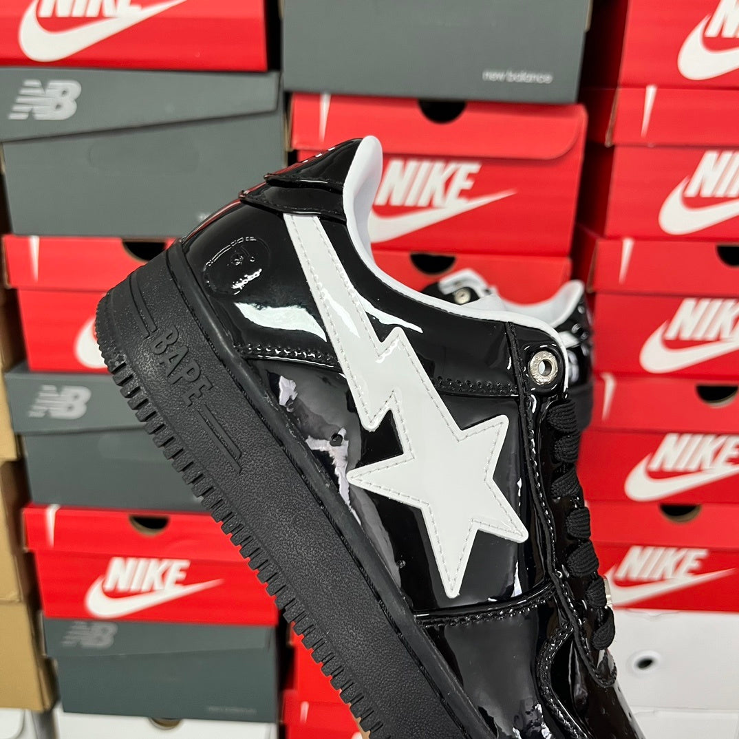 Bape STA Low #2 Black Patent