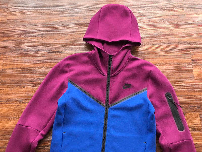 Conjunto Tech Fleece Roxo e Azul