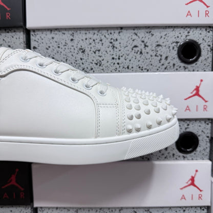 Cristhian Louboutin Vieira Spikes White