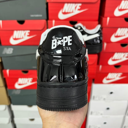 Bape STA Low #2 Black Patent