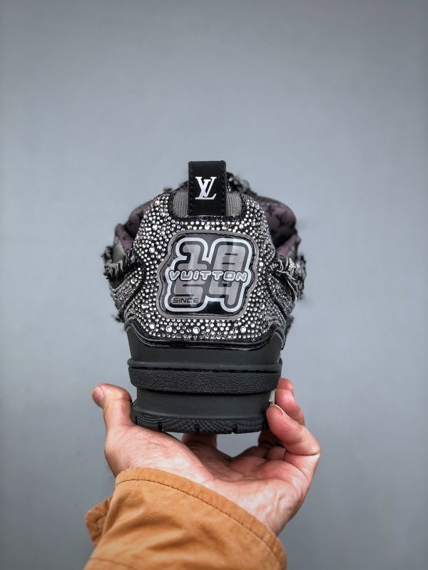 Skate Black Swarovski Monogran