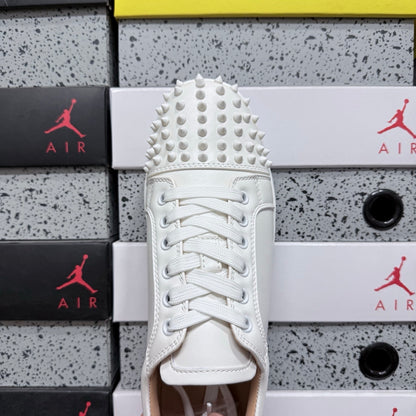 Cristhian Louboutin Vieira Spikes White