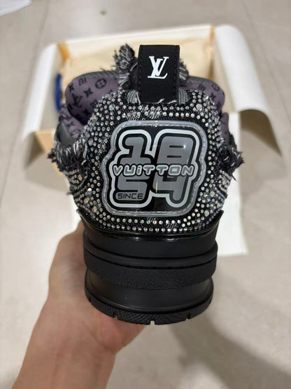 Skate Black Swarovski Monogran