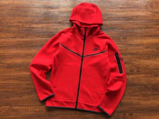 Conjunto Tech Fleece Vermelho