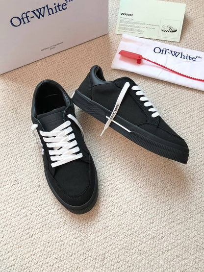 Off-White New Low Vulcanized Black White
