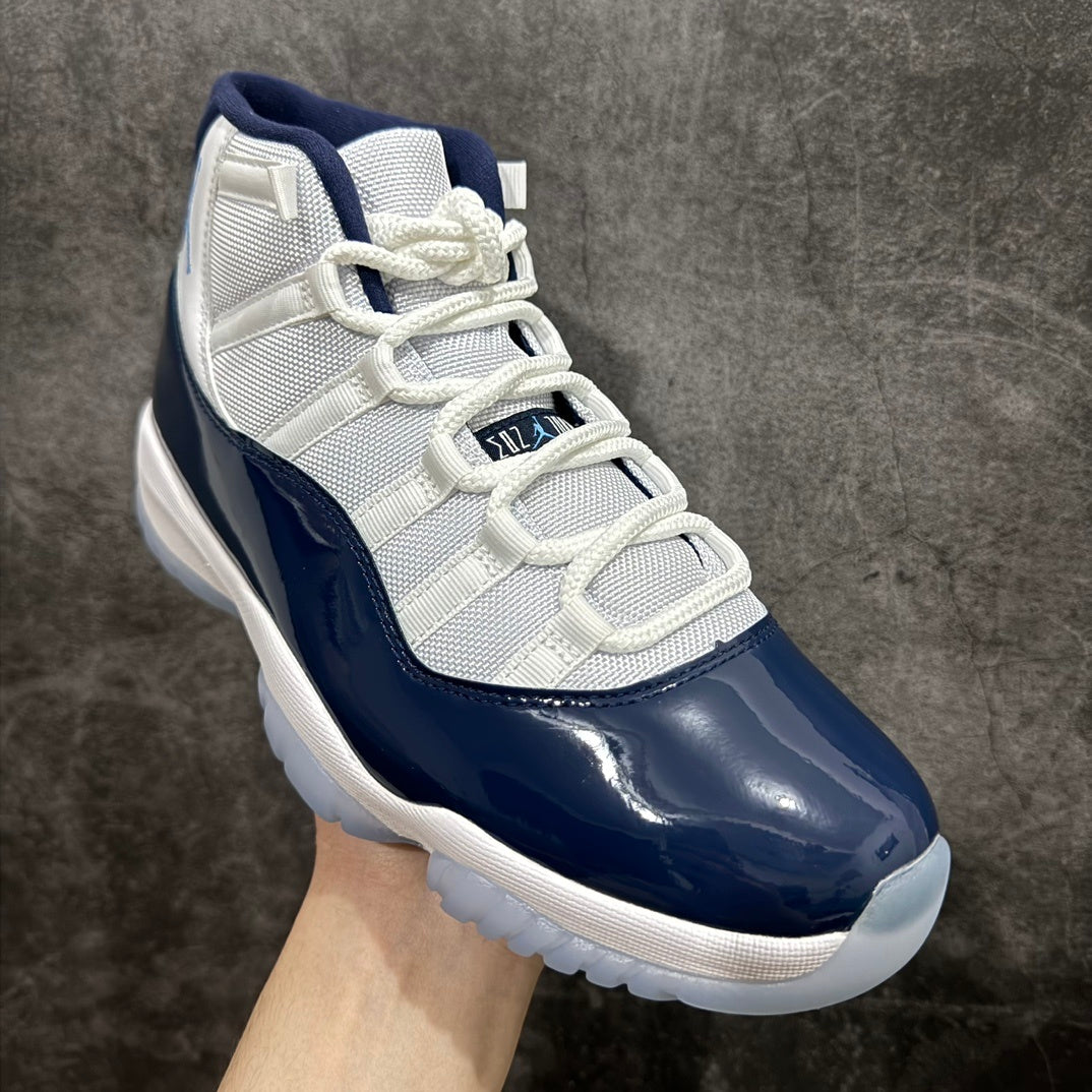 AJ11 Retro High White and Blue Navy