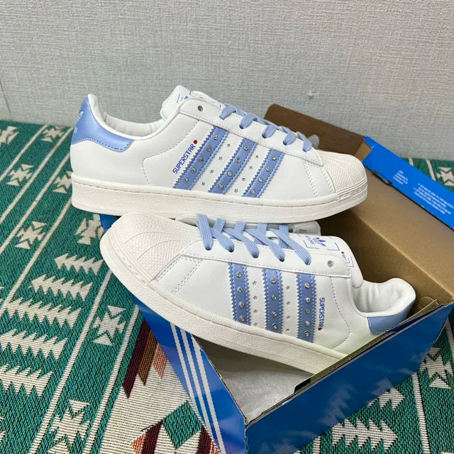 Superstar Blue And White