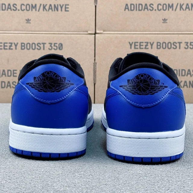 AJ1 Low  Black-White-Game Royal