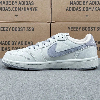 AJ1 Low White Bape